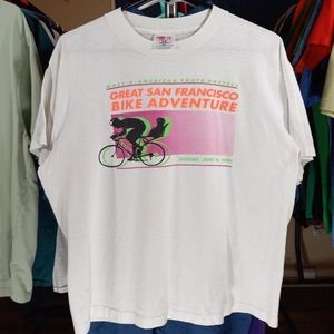 Great San Francisco Bike Adventure vintage tee shirt